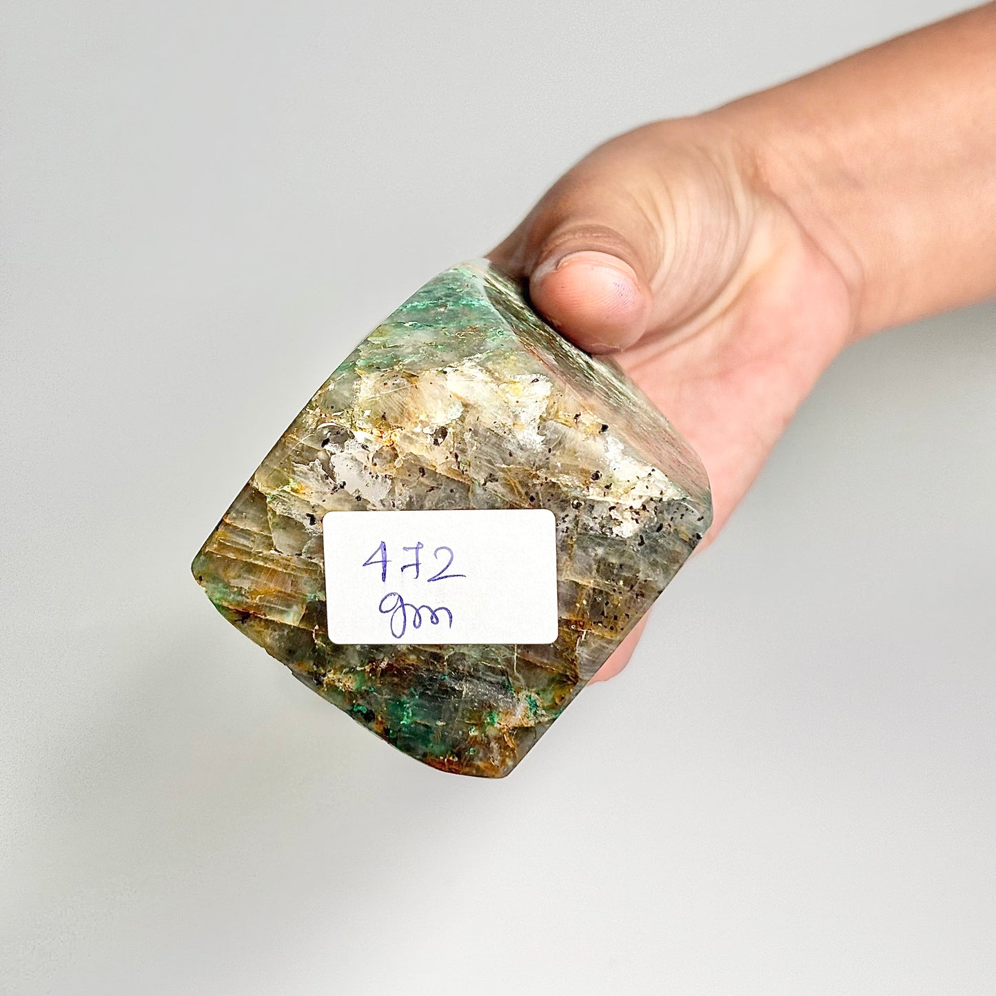 Green Chrysocolla Freeform 472g - Calm Emotions • Empower Communication • Connect with Divine Feminine