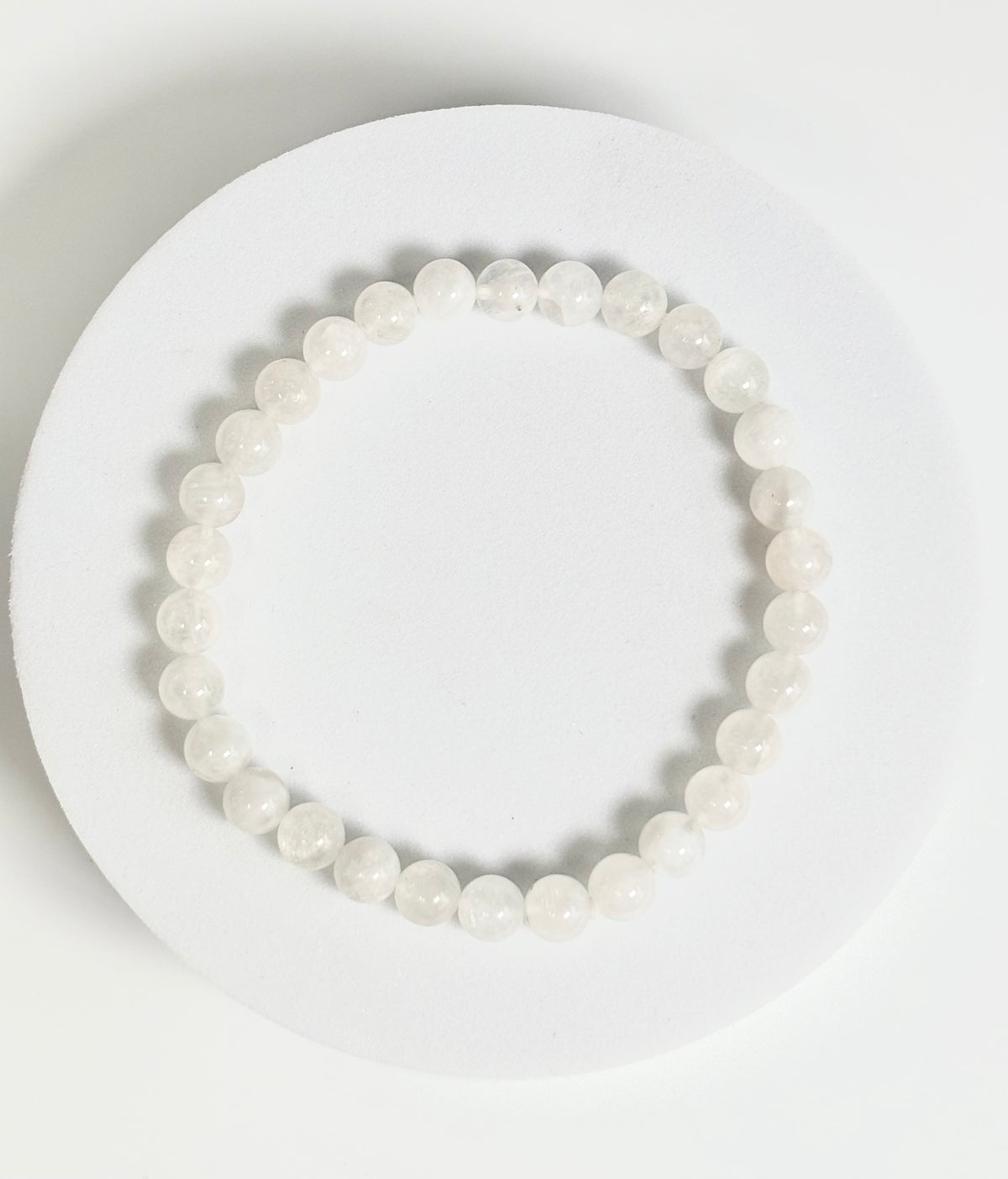 Rainbow moonstone - 6mm | Cultivates Compassion & empathy