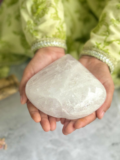 Clear Quartz XXL Heart |  Master Healing Crystal