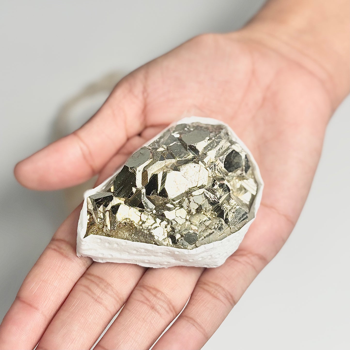 Peruvian Pyrite Cluster – 147g - Golden Brilliance & Striking Presence