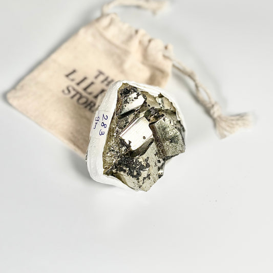 Peruvian Pyrite Cluster – 283g -Golden Brilliance & Striking Presence