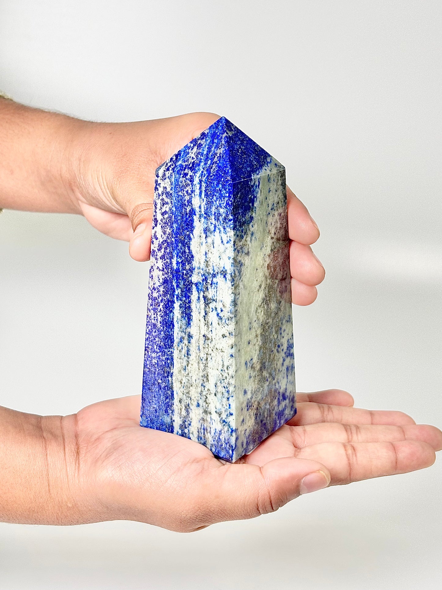 Four Facet Lapis Lazuli Tower – 600g - Truth, Wisdom & Inner Power