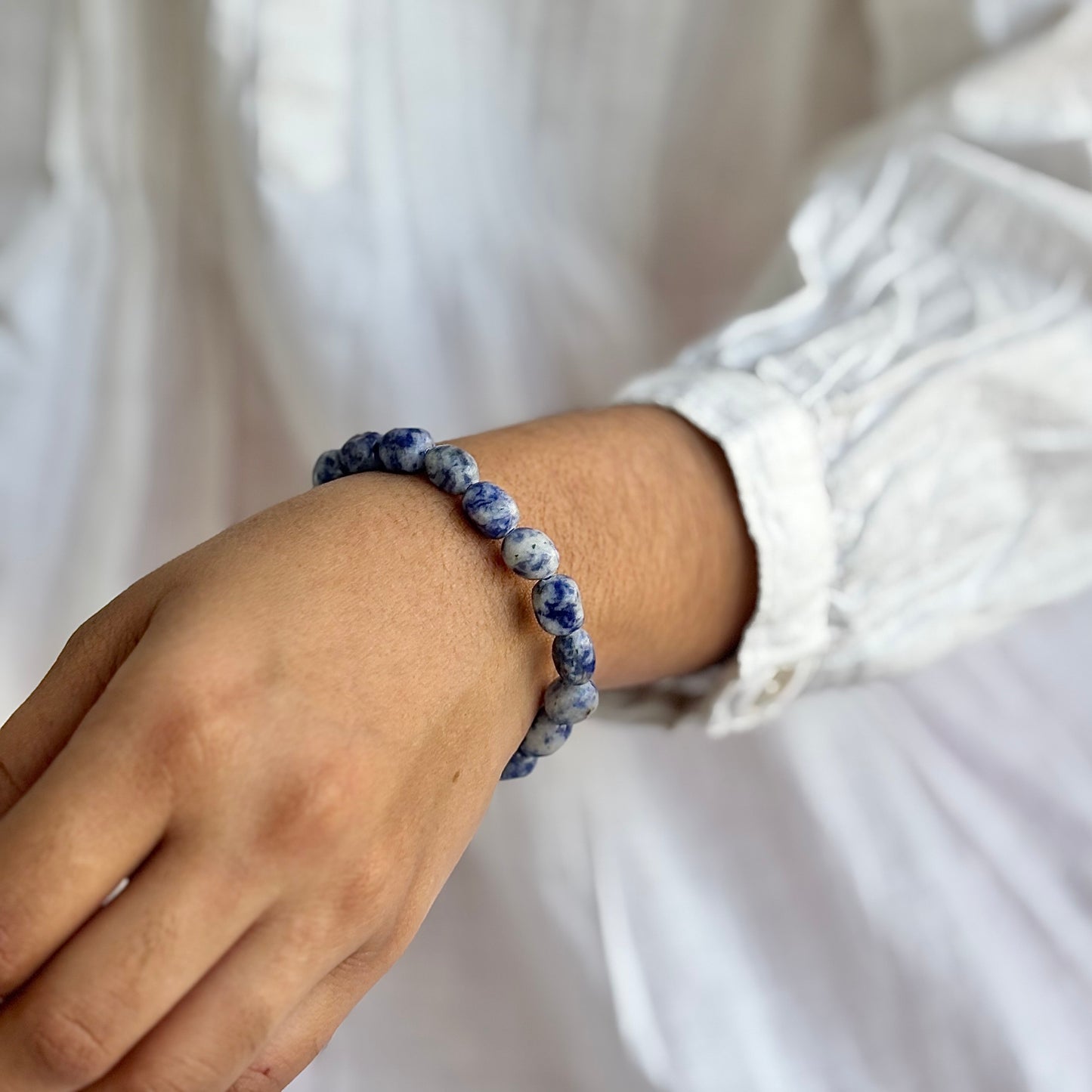 Sodalite Mini Tumble Bracelet | Stone for Emotional Balance