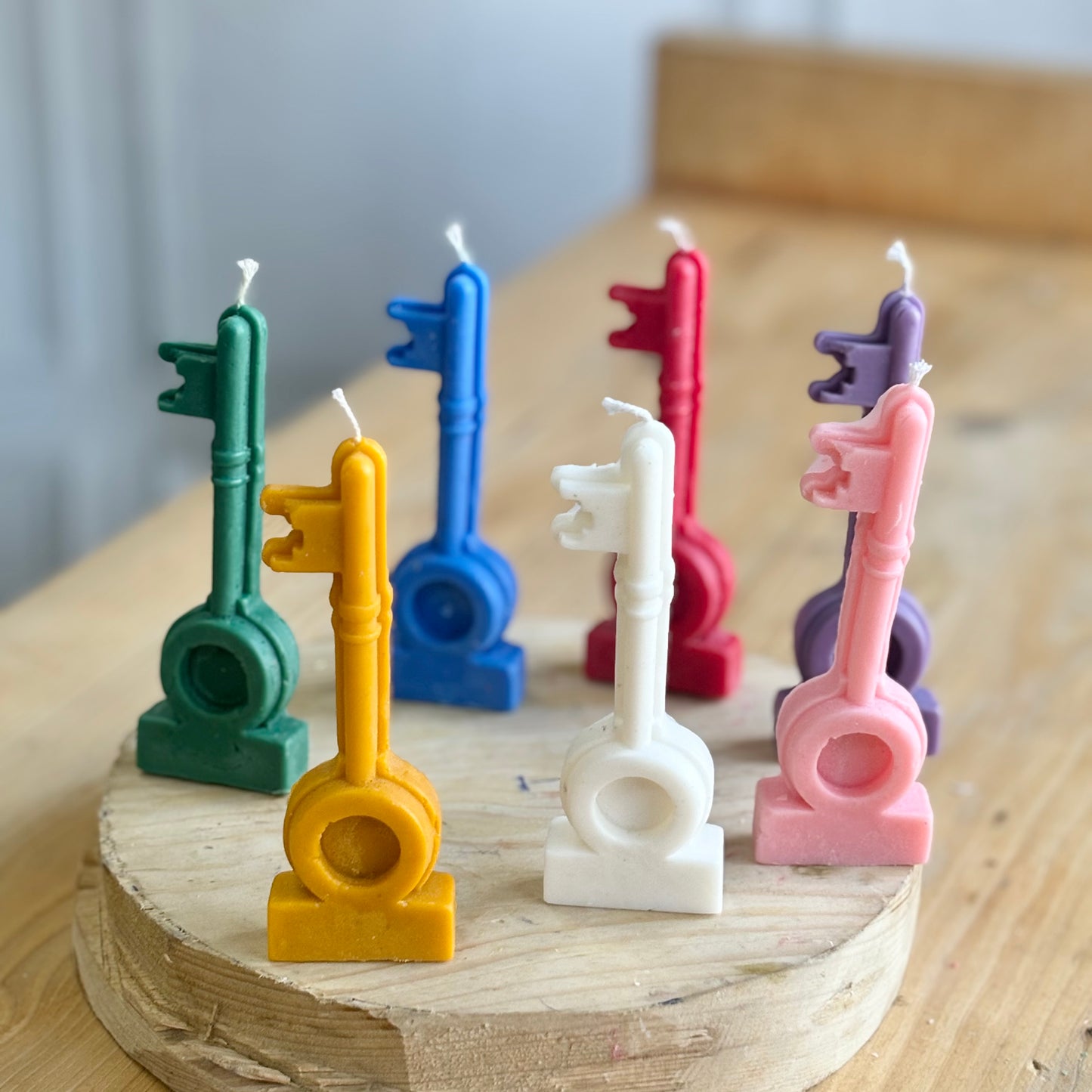 Key Figurine Soy Candle - Pack of 3 | Colour Option Available