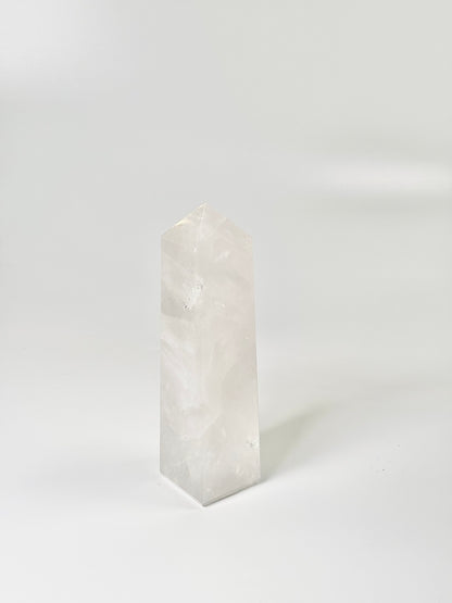 Four Facet Clear Quartz Tower – 390g - Amplify, Align & Awaken