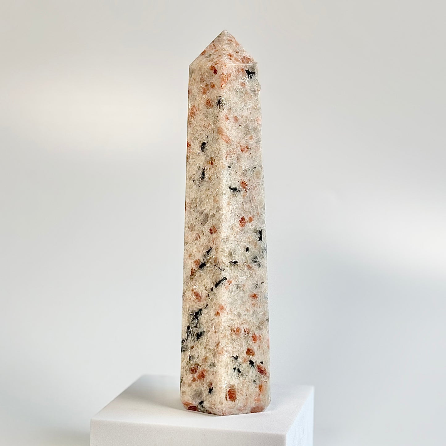 Sunstone Six-Facet Tower – 794 Gm - Ignit Joy • Embrace Confidence • Manifest Positivity