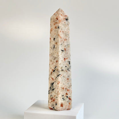 Sunstone Six-Facet Tower – 794 Gm - Ignit Joy • Embrace Confidence • Manifest Positivity