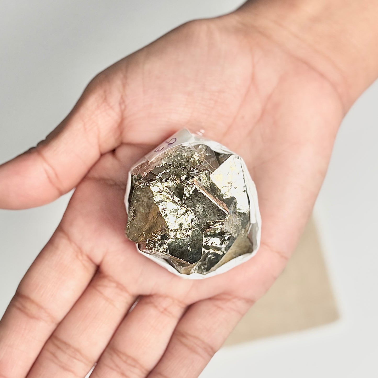 Peruvian Pyrite Cluster – 93g - Golden Brilliance & Striking Presence