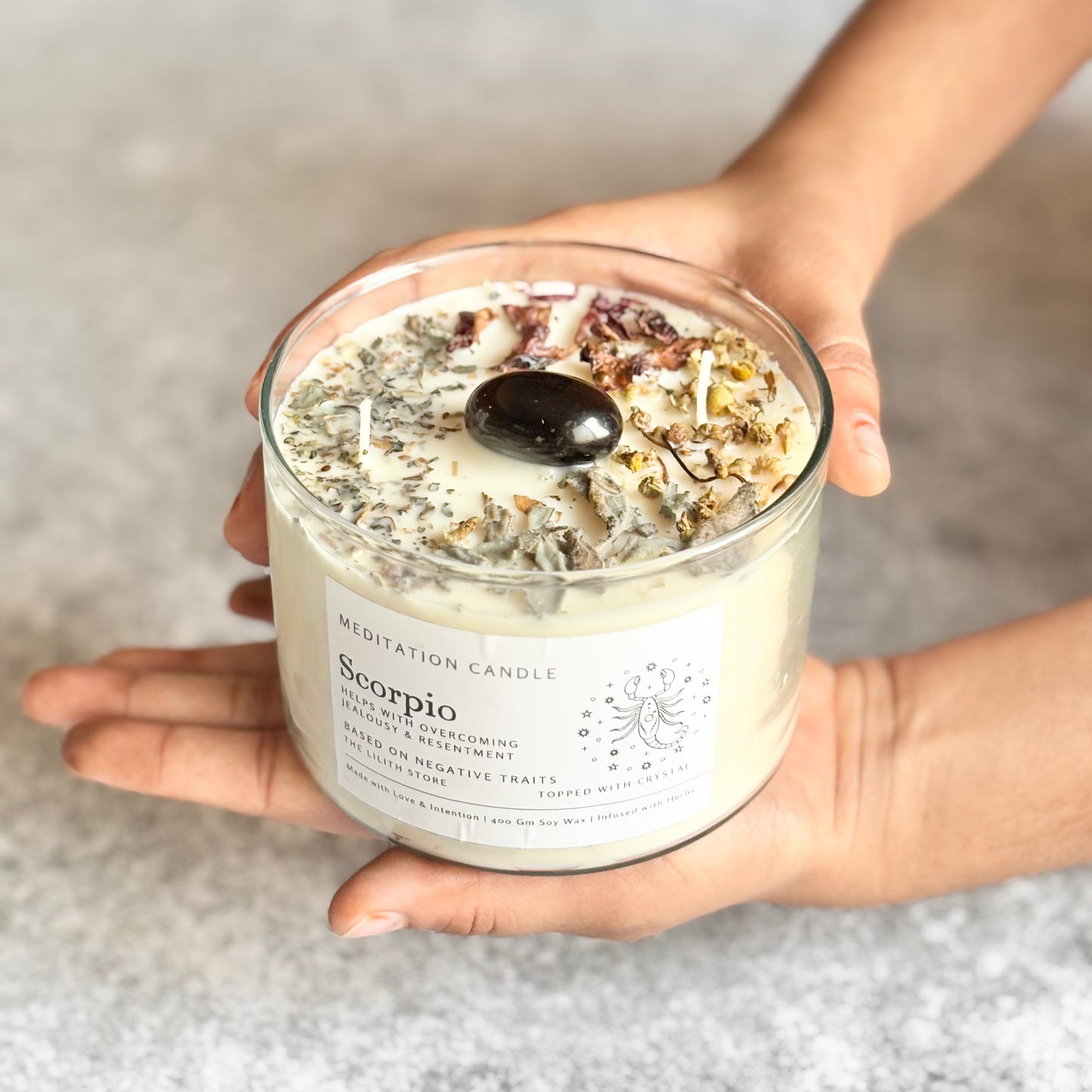 Scorpio Zodiac Soy Intention Candle | 400 Gm