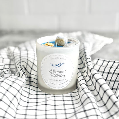 Elemental Water Intention Candle