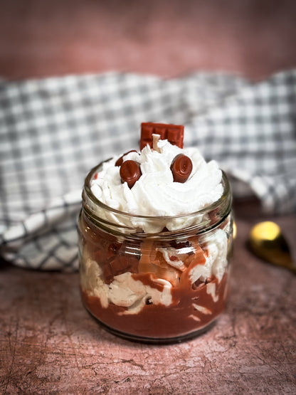 Choco Coffee Cheesecake Dessert Candle - 220g