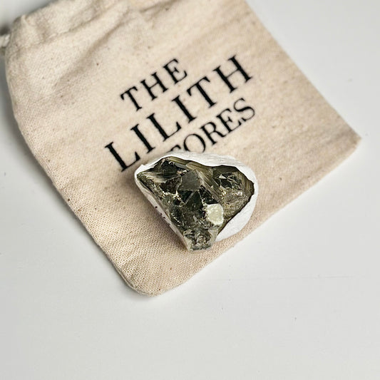 Peruvian Pyrite Cluster – 44g - Golden Brilliance & Striking Presence