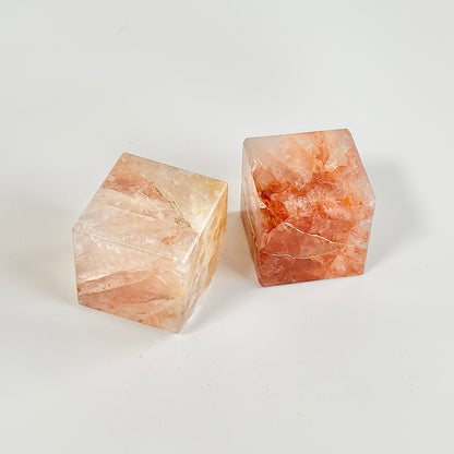 Fire Quartz Cube - Focus & Clarity