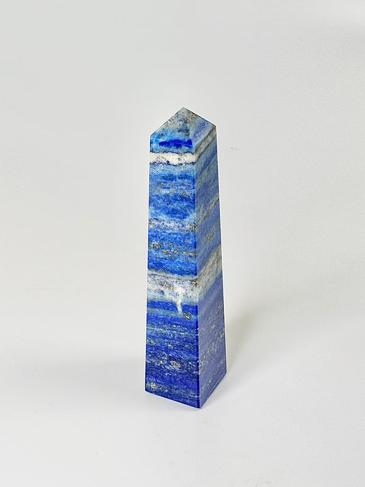 Four Facet Lapis Lazuli Tower – 200g (A) - Truth, Wisdom & Inner Power