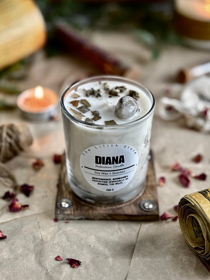 Diana Altar Candle – 200 g Soy Wax Jar Candle for Ritual & Devotion