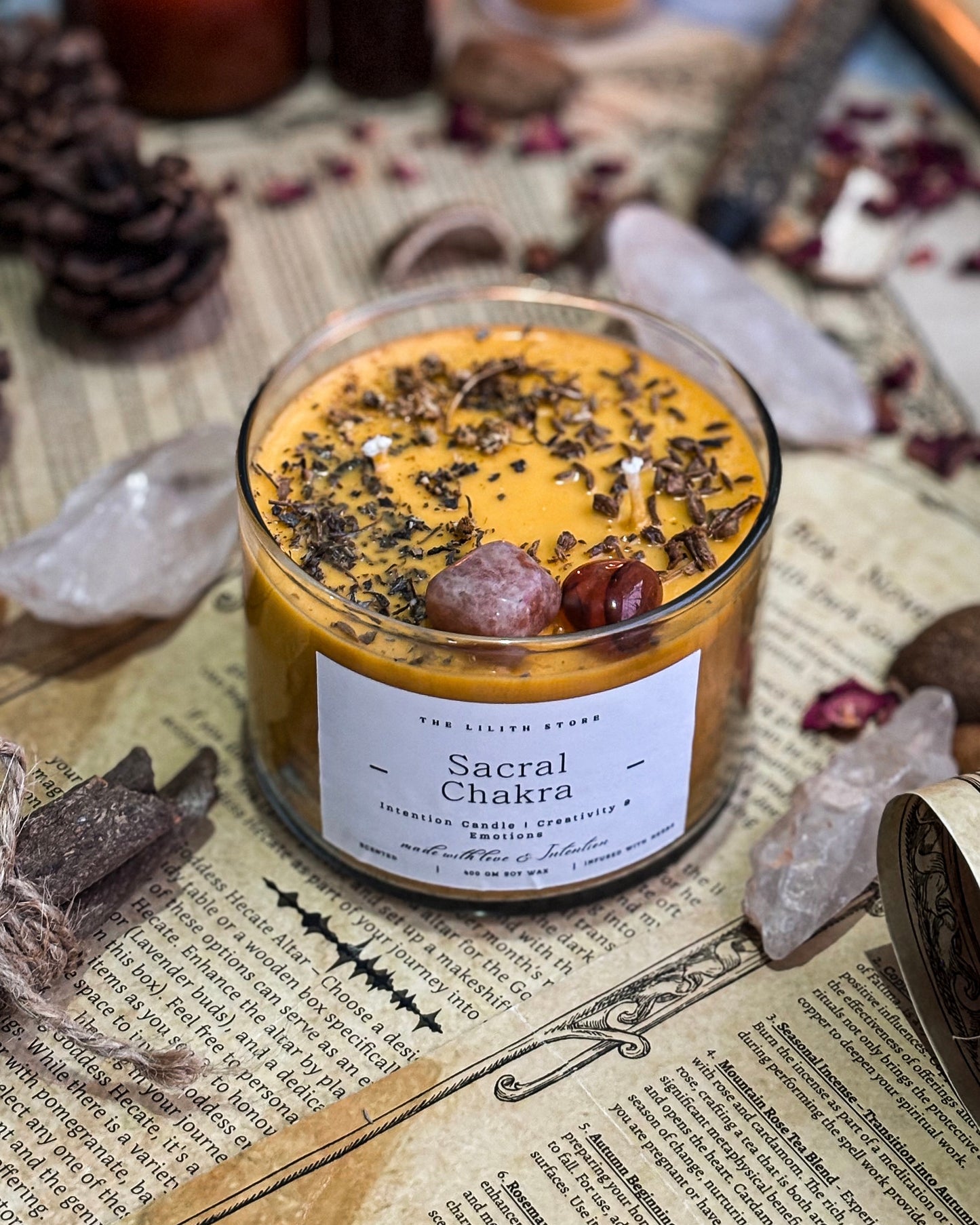 Sacral Chakra Intention Candle