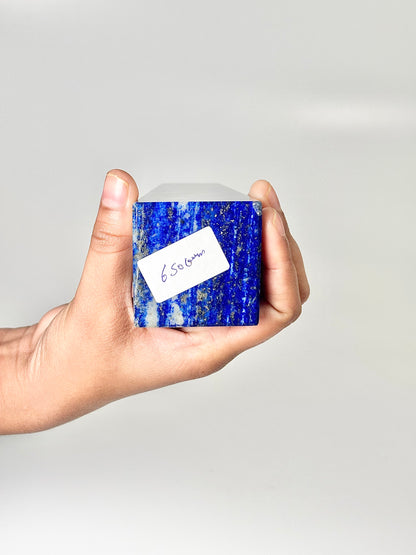 Four Facet Lapis Lazuli Tower – 650g- Truth, Wisdom & Inner Power