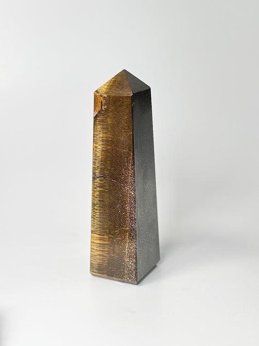 Four Facet Tiger’s Eye Tower – 540g - Focus, Confidence & Style