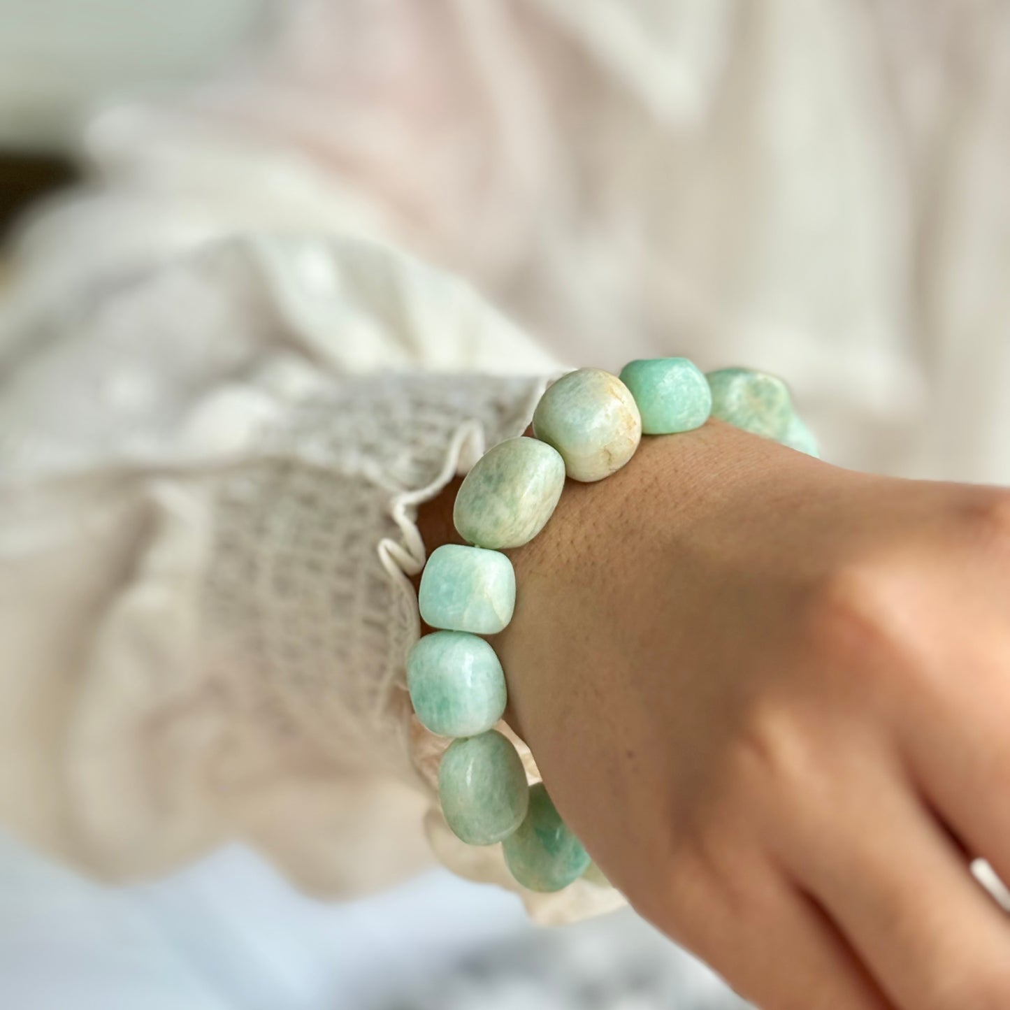 Amazonite tumble Bracelet