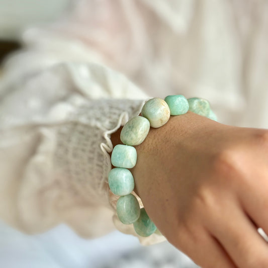 Amazonite tumble Bracelet