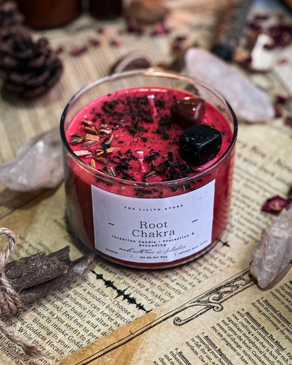 Root Chakra Intention Candle