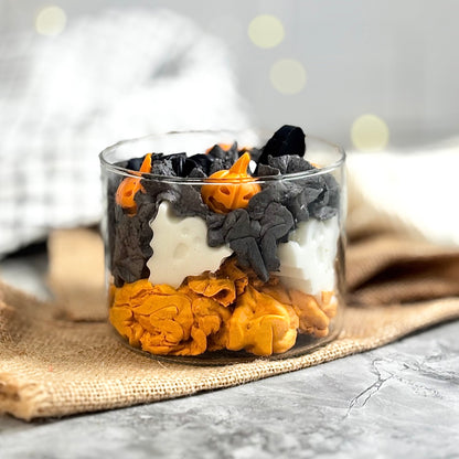 Haunted Pumpkin Graveyard Soy Candle – Bubblegum Scented