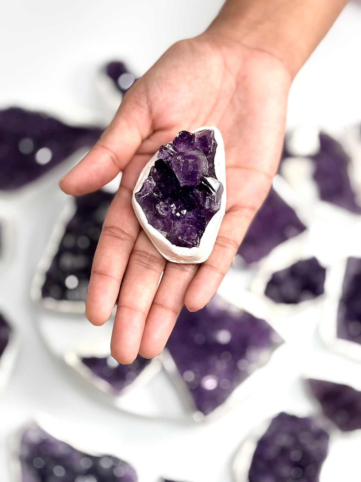 Natural Brazilian Amethyst Cluster