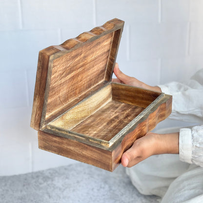 Pentale Craved wooden Box