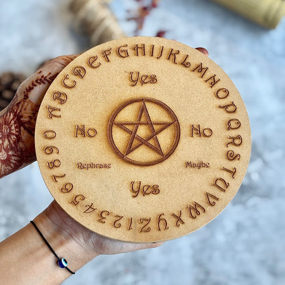 Pendulum Round Board | Altar Tile | Spirit Board