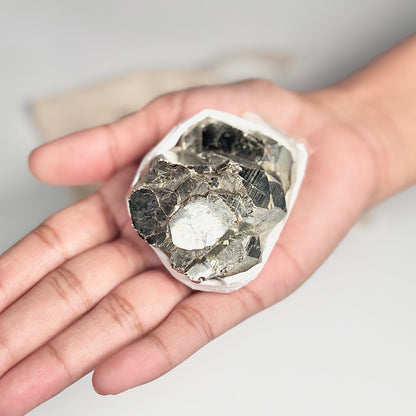 Peruvian Pyrite Cluster – 170g -Golden Brilliance & Striking Presence