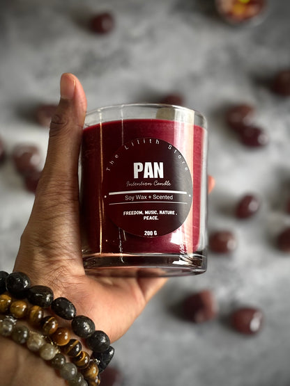 Pan Altar Candle – 200 g Soy Wax Jar Candle for Ritual & Devotion