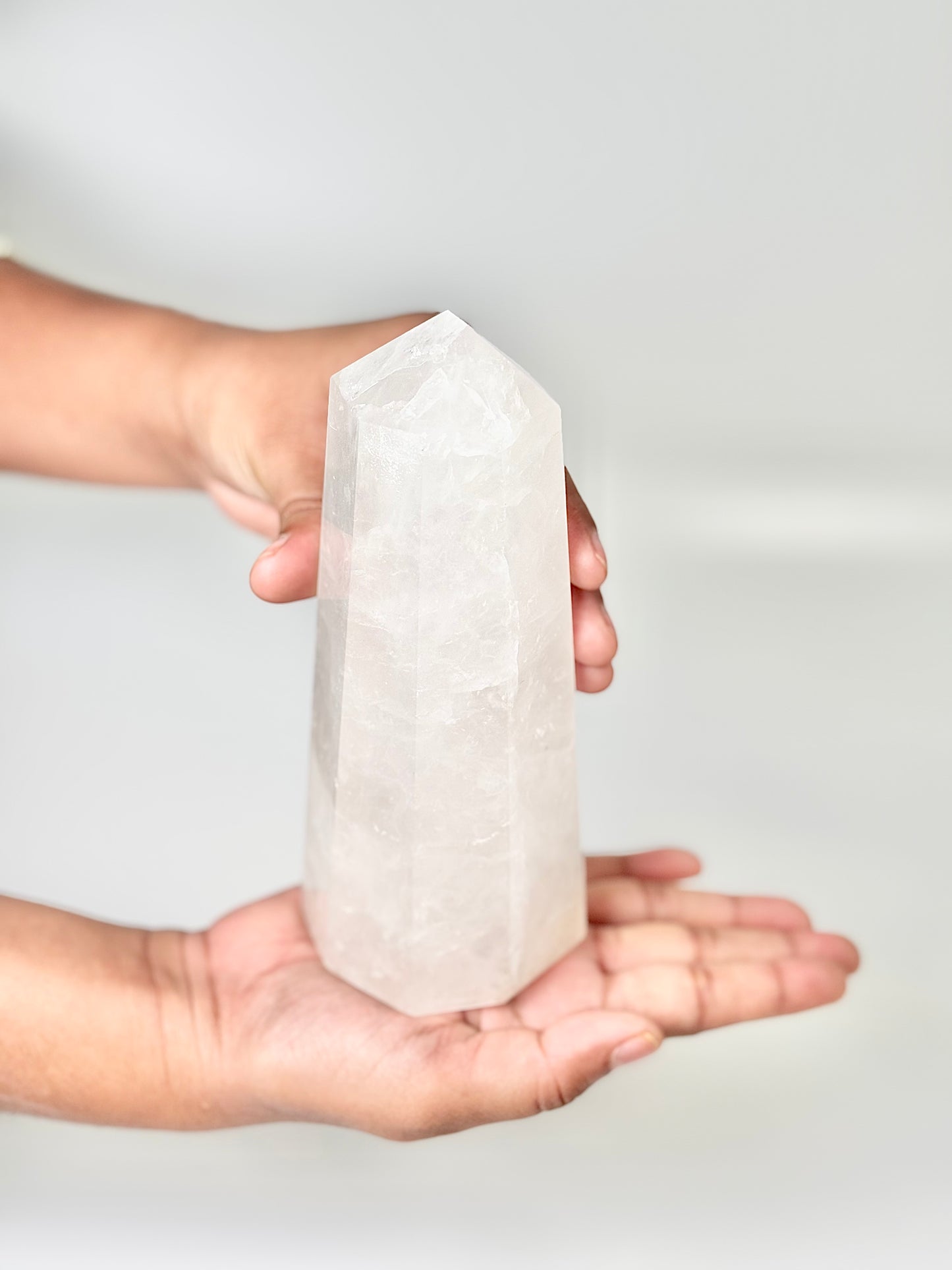 Eight Facet Clear Quartz Tower - 800g – Infinite Energy, Clarity & Manifestation