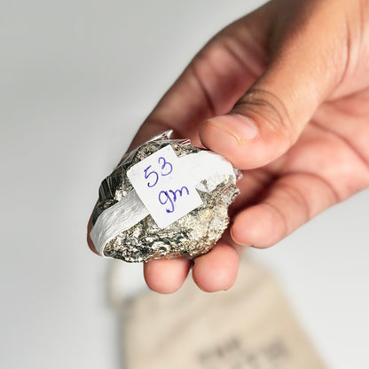 Peruvian Pyrite Cluster – 53g - Golden Brilliance & Striking Presence