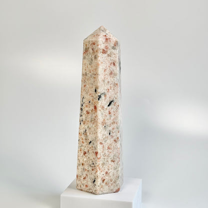 Sunstone Six-Facet Tower – 1515 Gm - Ignit Joy • Embrace Confidence • Manifest Positivity