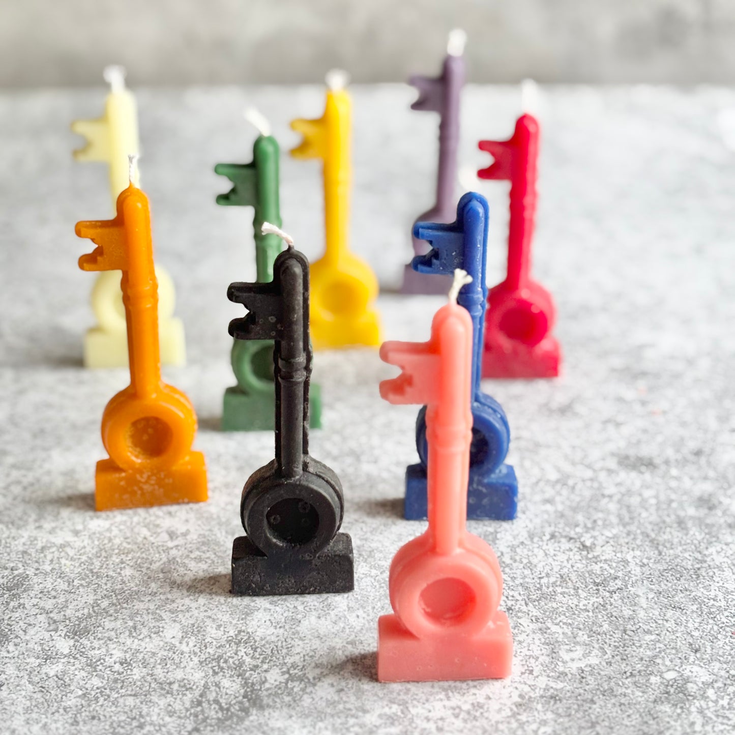 Key Figurine Beeswax Candle | Colour Option Available