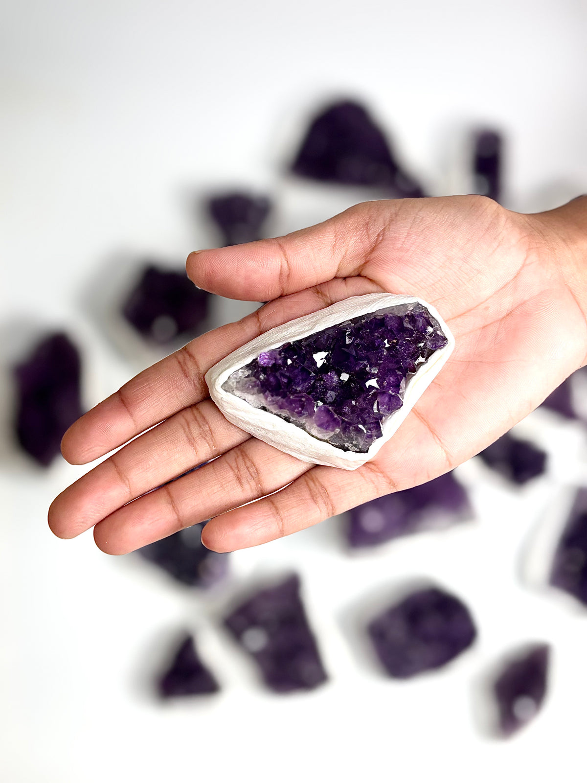 Natural Brazilian Amethyst Cluster