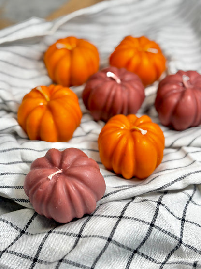 Pumpkin Decorative Candle – Set of 7