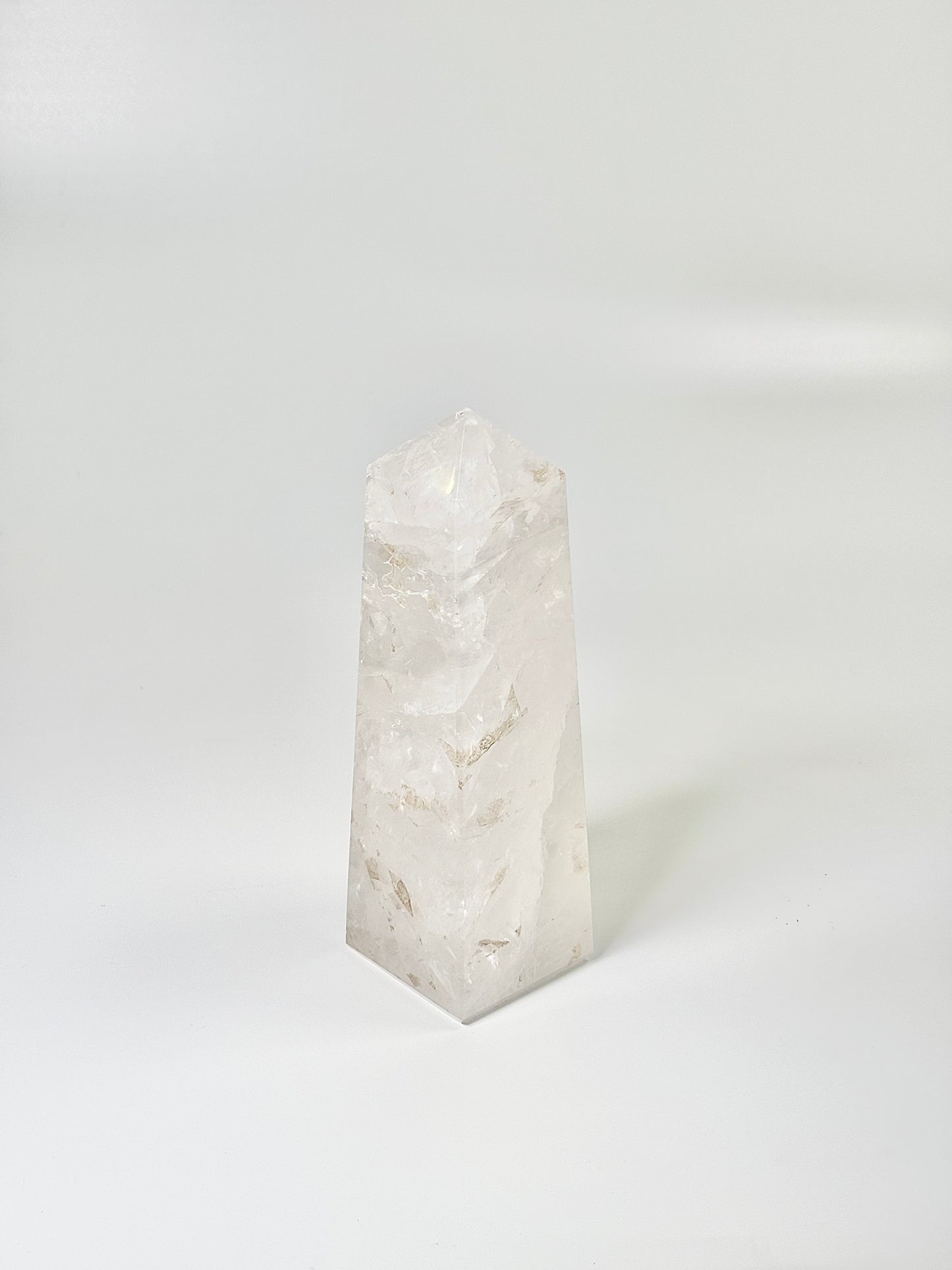 Four Facet Clear Quartz Tower – 760g - Amplify, Align & Awaken