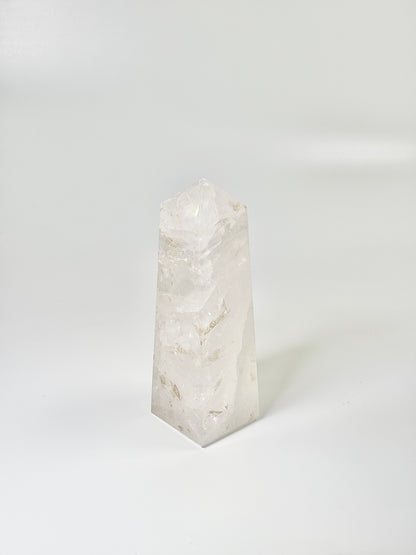 Four Facet Clear Quartz Tower – 760g - Amplify, Align & Awaken