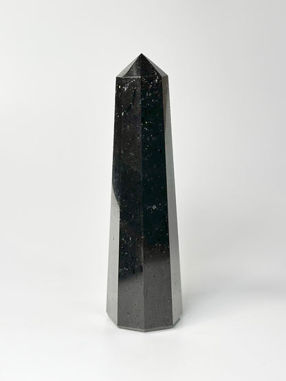 Eight Facet Black Tourmaline Tower – 1.3 kg - Bold Presence & Timeless Design