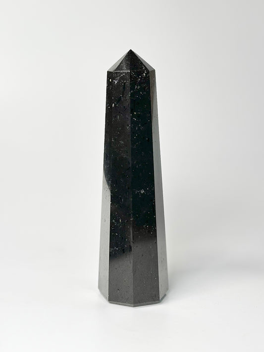 Eight Facet Black Tourmaline Tower – 1.3 kg - Bold Presence & Timeless Design
