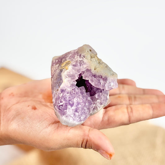 Amethyst Cluster - 200 Gm | Helps activating Third Eye & Psychic abilities