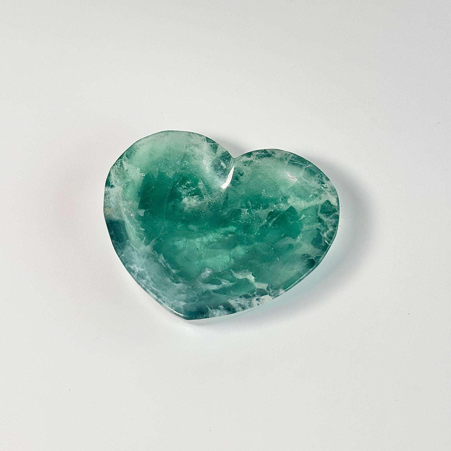This Green Fluorite Heart Bowl