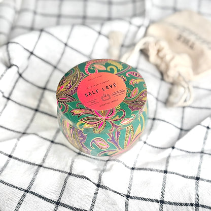 Self-Love Tin Container Soy Intention Candle - 100 g