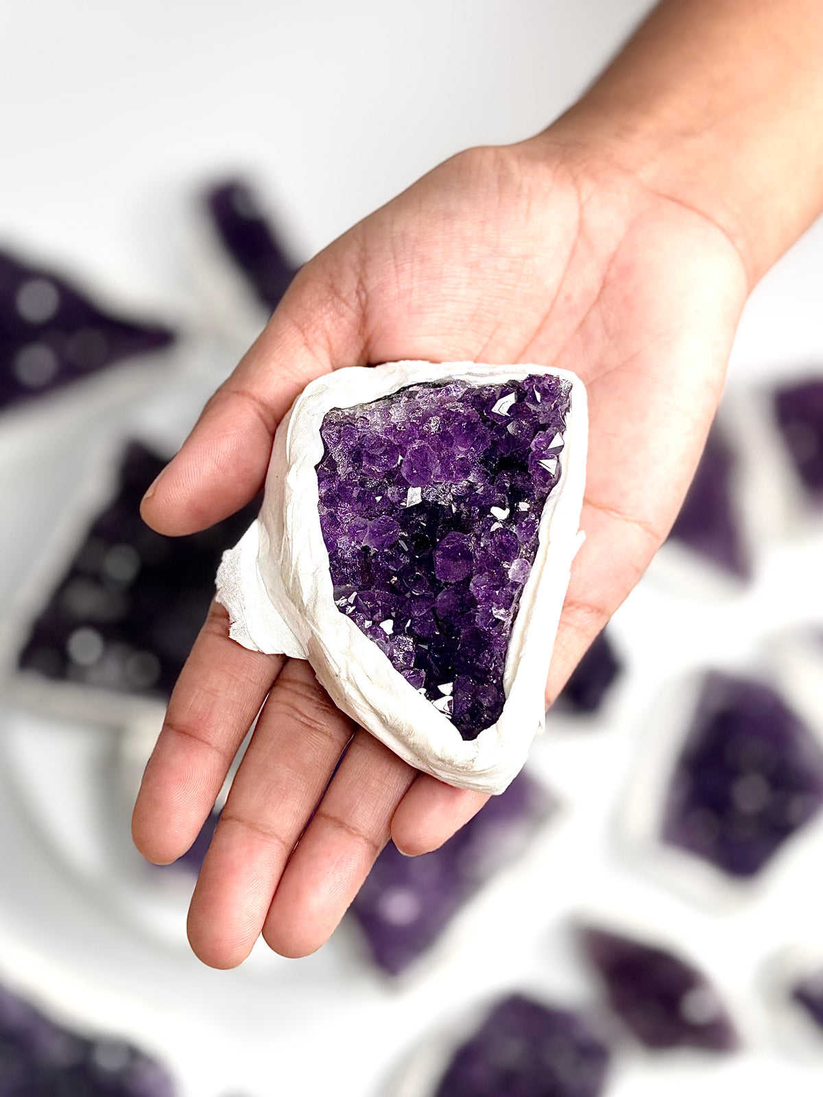 Natural Brazilian Amethyst Cluster