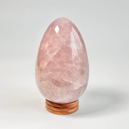 Rose Quartz Large Egg Carving – 1.3 Kg | Stone of Love & Self Love