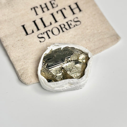 Peruvian Pyrite Cluster – 27g - Golden Brilliance & Striking Presence