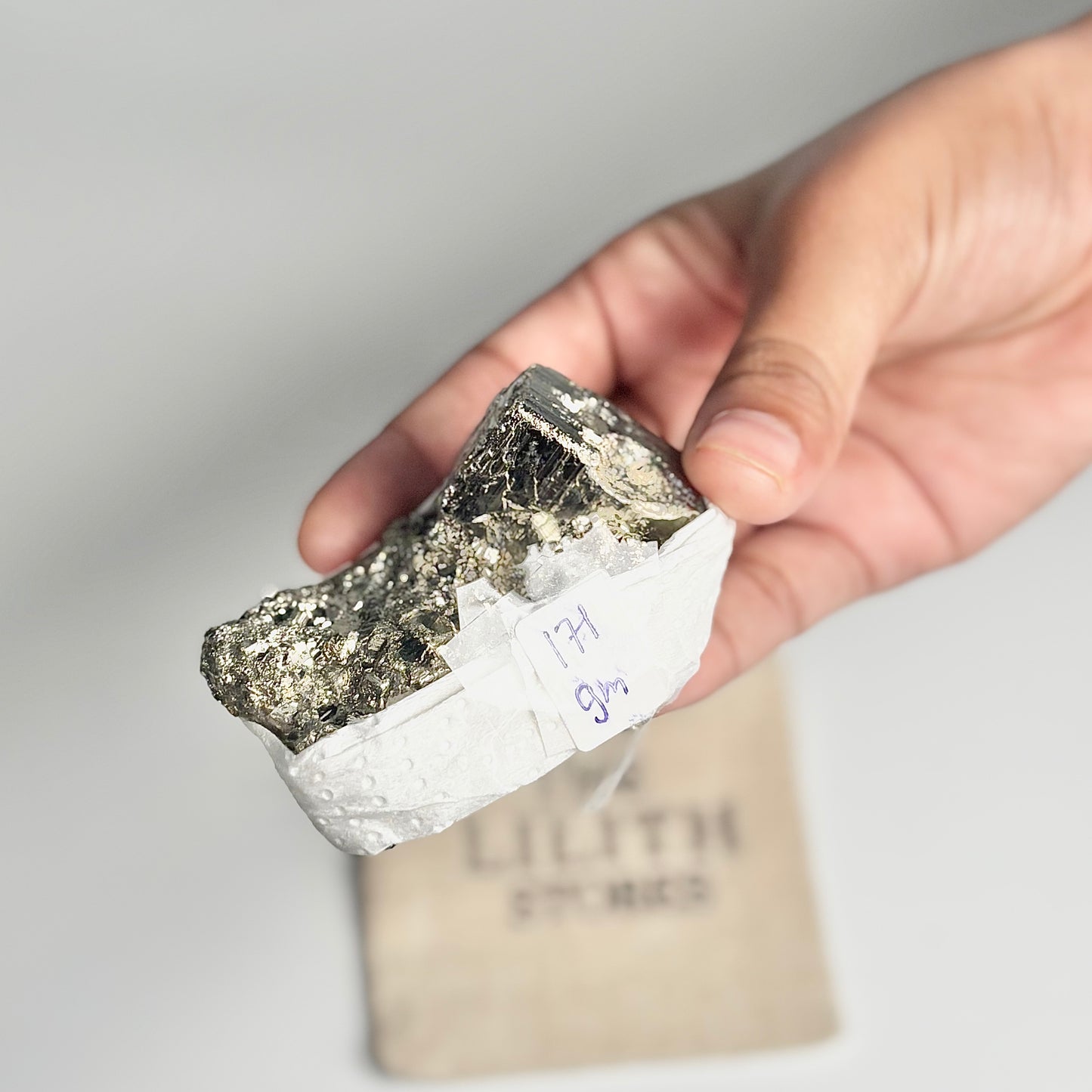 Peruvian Pyrite Cluster – 171g - Golden Brilliance & Striking Presence