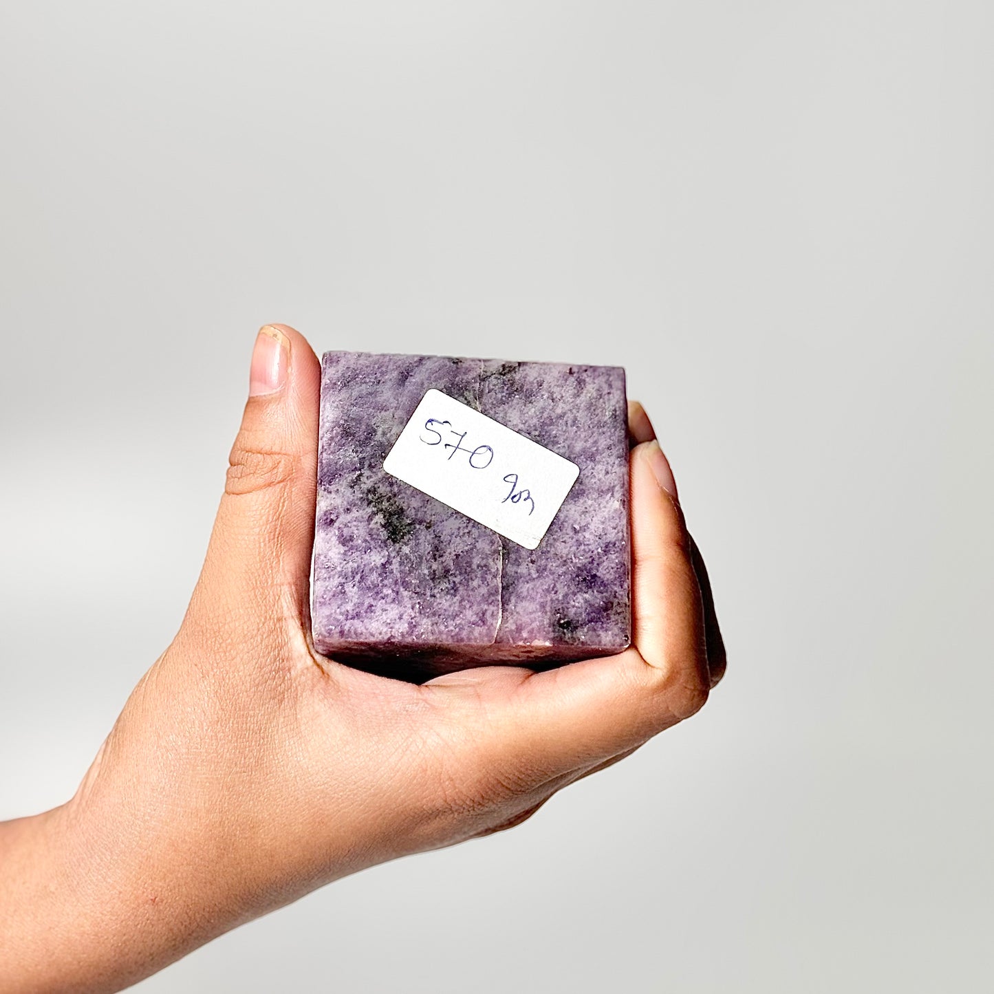 Four Facet Lepidolite Tower – 570g - Soft Tones & Steady Presence