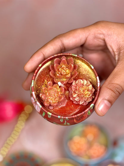Sweet Mango Floral Soy Wax Scented Candle – 50g